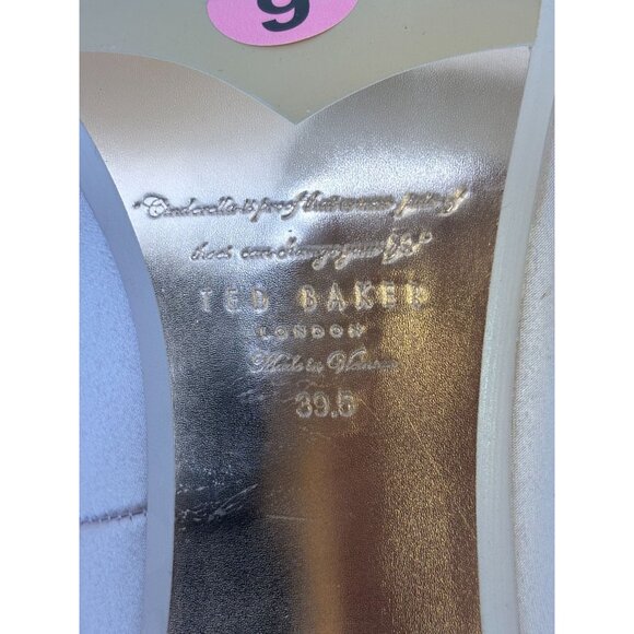 Ted Baker Satin Bow Pointed Toe Heels Pink 9 - Picture 9 of 12